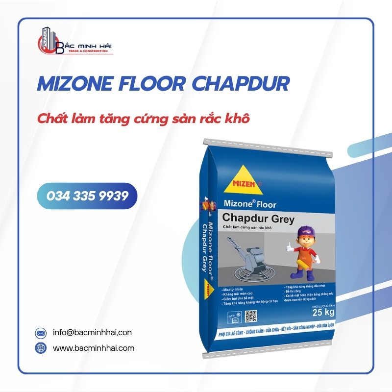 Mizone Floor Chapdur - Chất làm cứng sàn