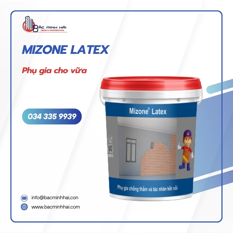 Mizone Latex - Phụ gia chống thấm