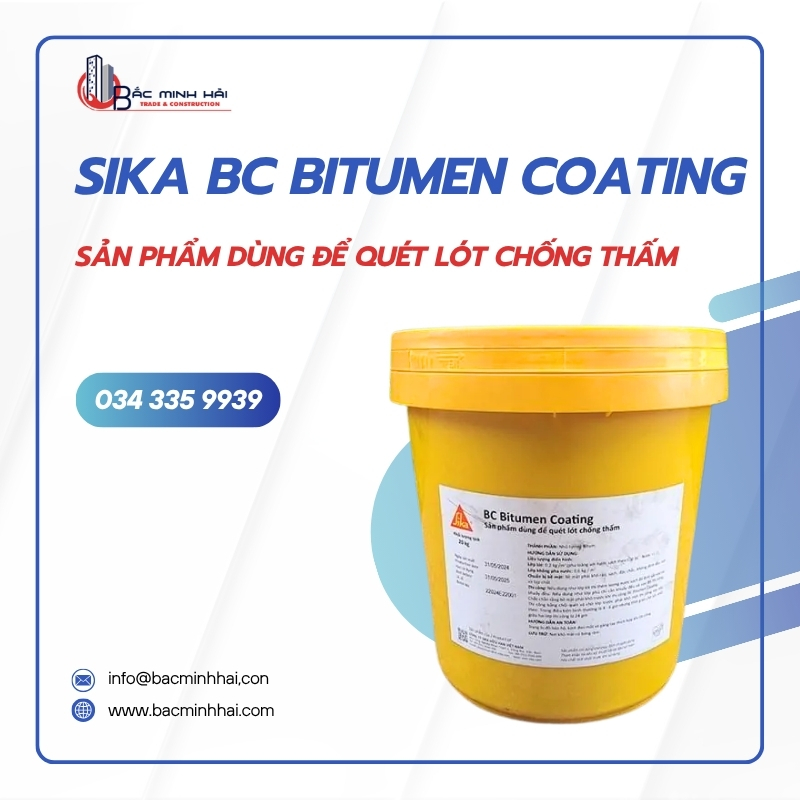 Sika BC Bitumen Coating - Vật liệu chống thấm