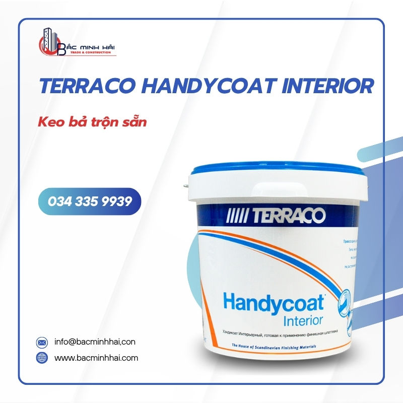 Terraco Handycoat Interior – Bột trét nội thất