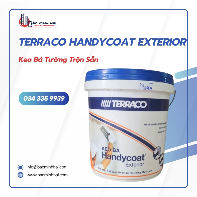 Terraco Handycoat Exterior - Keo bả dùng cho ngoại thất