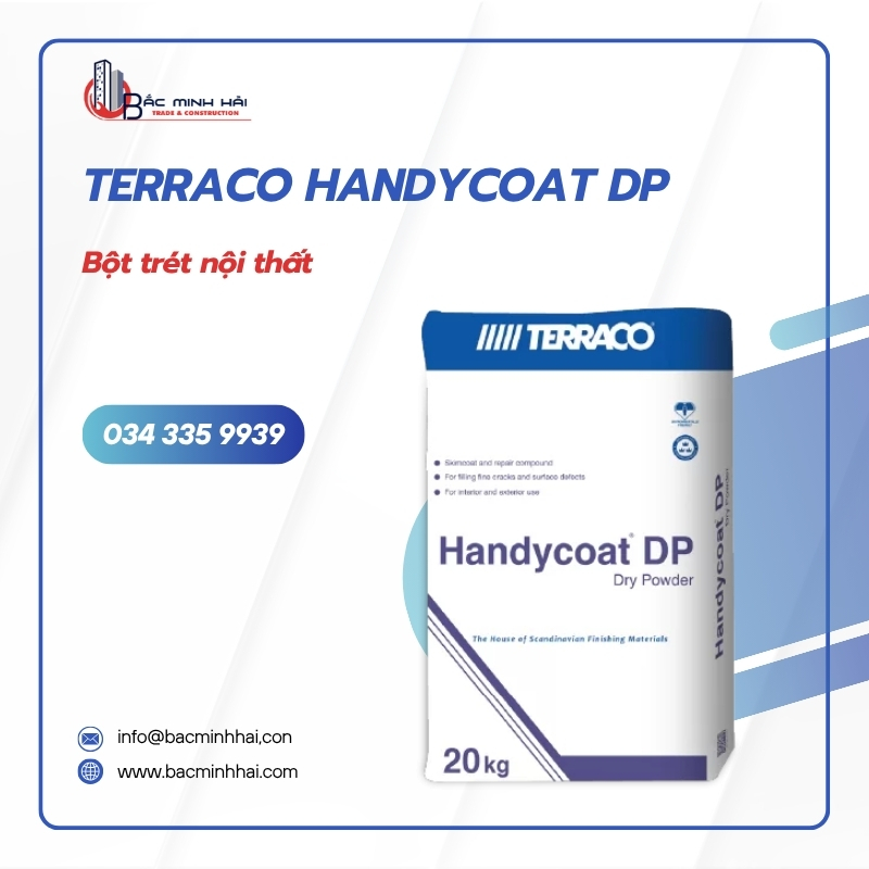 TERRACO HANDYCOAT DP - BỘT TRÉT NỘI THẤT